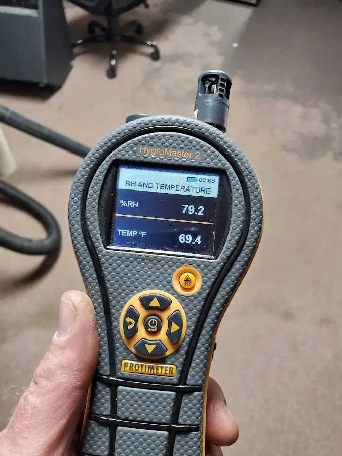 Moisture meter humidity assessment for Fire & Smoke Damage Restoration in Scotia