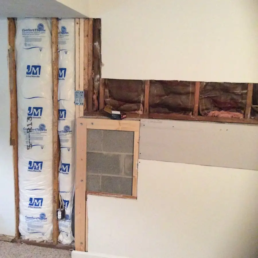 Wall insulation replacement during Odor Removal & Deodorization in Scotia